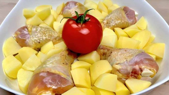 Pollo con patate