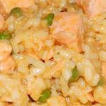 Risotto salmone e gamberi