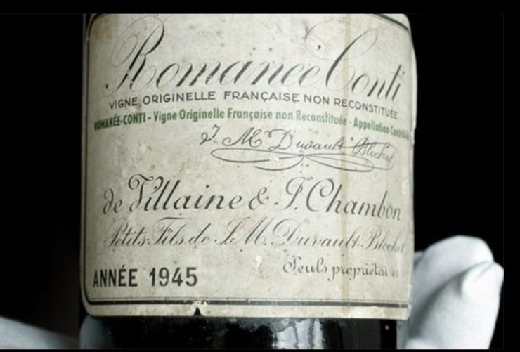 The most expensive wine on record