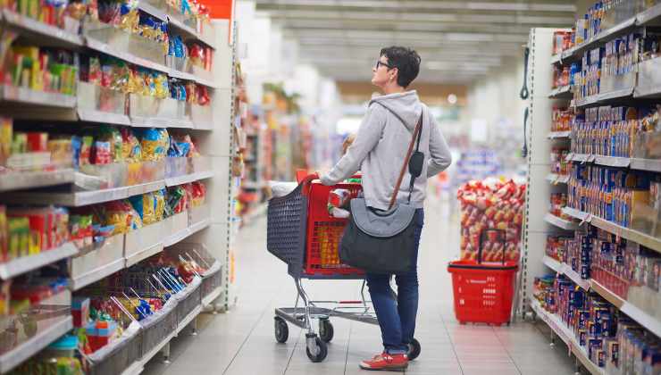 Spesa al supermercato più cara