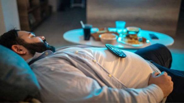 Uomo che dorme