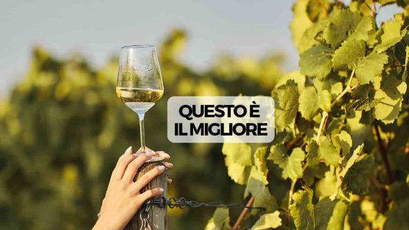 bicchiere di vino bianco