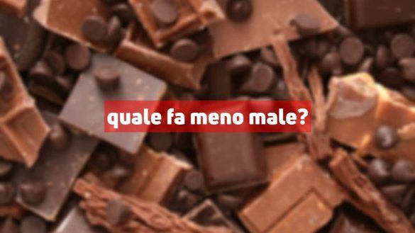 Cioccolato al latte e fondente