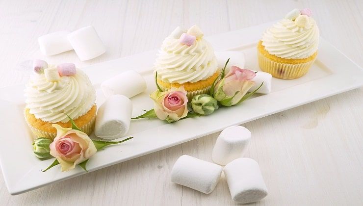  Cupcakes con marshmallows 