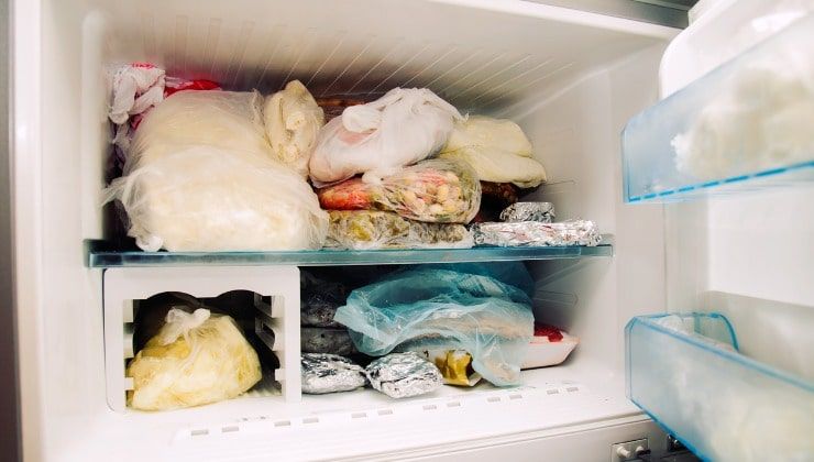 Ghiaccio in freezer