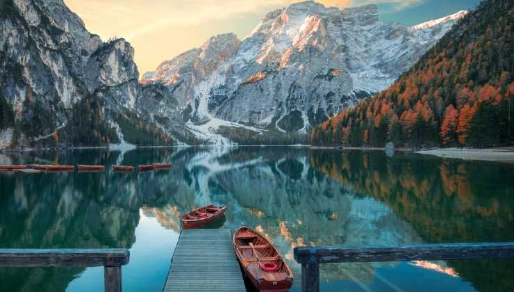 Paesaggio dipinto a Bolzano 