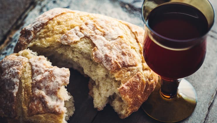 Pane e vino ultima cena Gesù