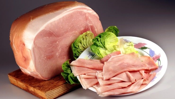 Prosciutto cotto e insalata