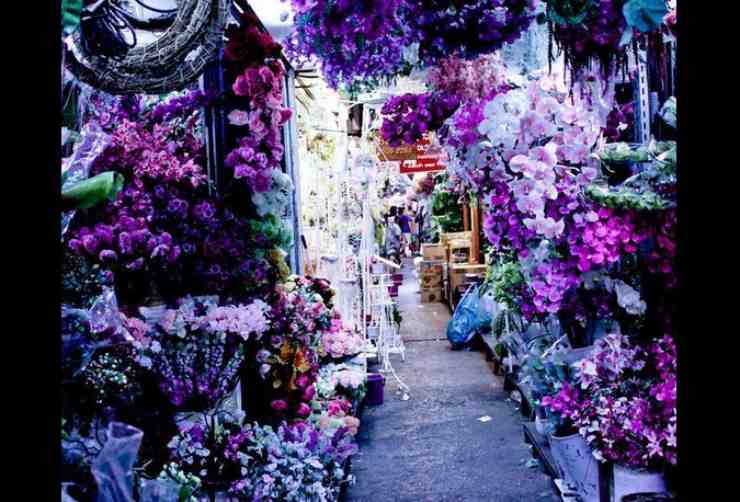 Il mercato dei fiori di Bangkok