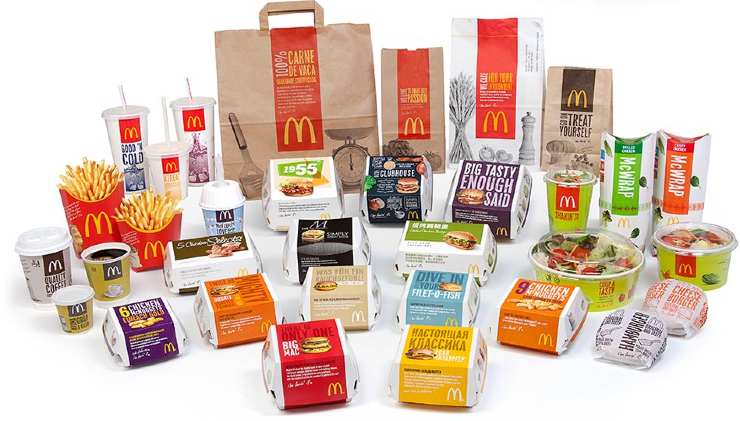 Il packaging di McDonald's