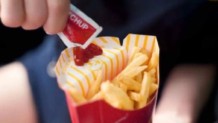 La parte più lunga delle confezioni di patatine del McDonald's