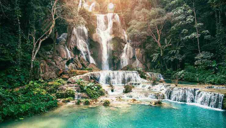 Cascate di Laos-Asia