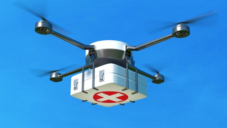 L'utilizzo del drone-ambulanza