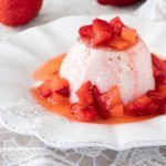 Panna cotta alle fragole