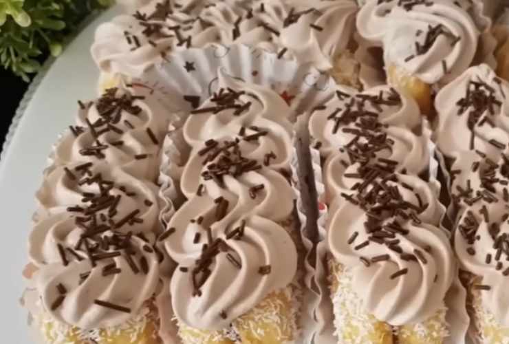 Pasticcini alla nutella e panna, dolce pronto in pochi minuti