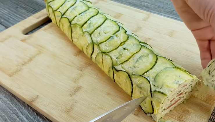 Rotolo di zucchine e verdure