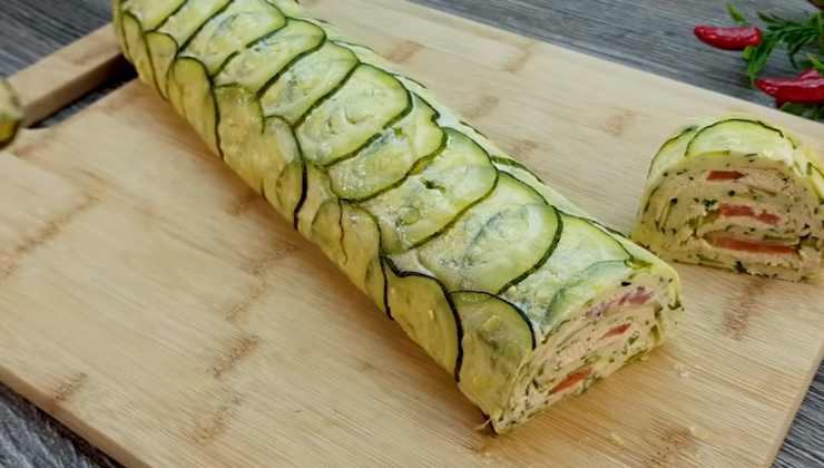 Rotolo di zucchine e verdure
