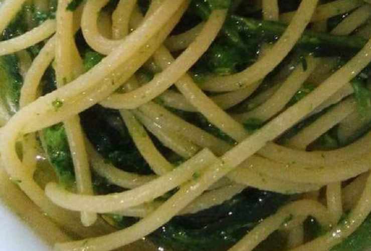 Spaghetti aglio, olio e friarielli