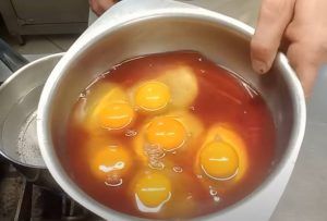 Uova nell'aceto