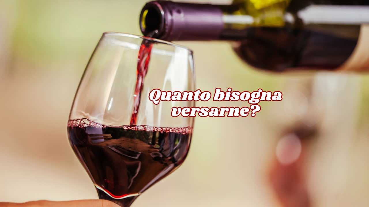 ¿Exactamente cuánto vino se debe verter en una copa?  no te equivoques