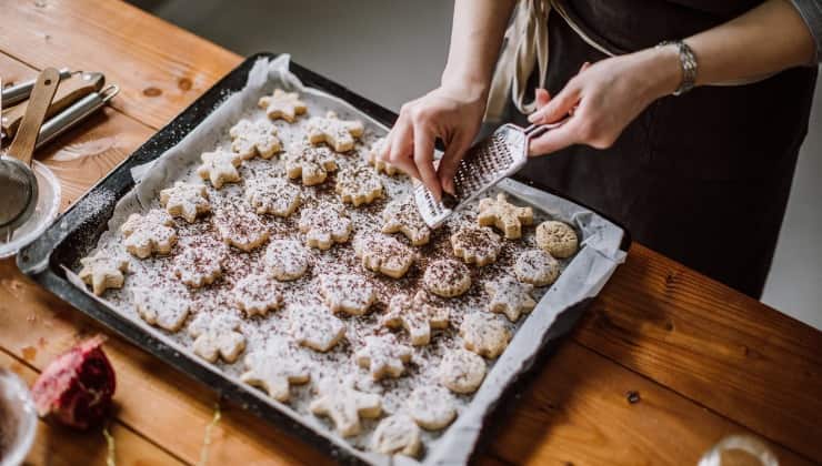 Biscotti di pan di zenzero con cioccolato fresco