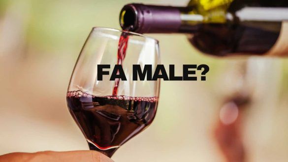 calice di vino rosso