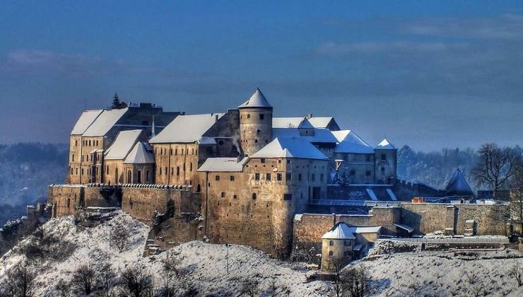 Il Castello più lungo del mondo in inverno