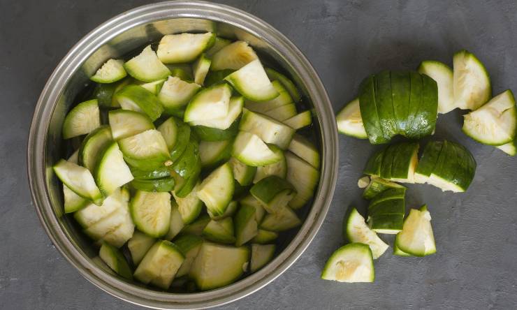 Zucchine da congelare