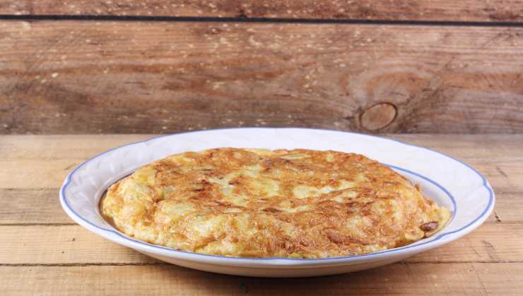 frittata di patate e formaggio