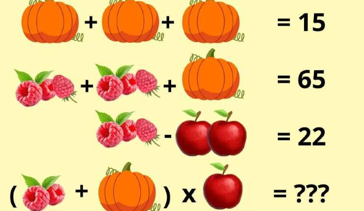 Test matematico molto difficile