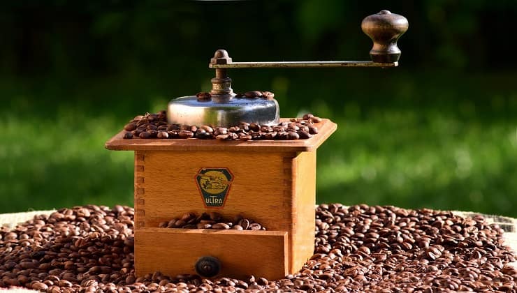 Macina caffè in legno
