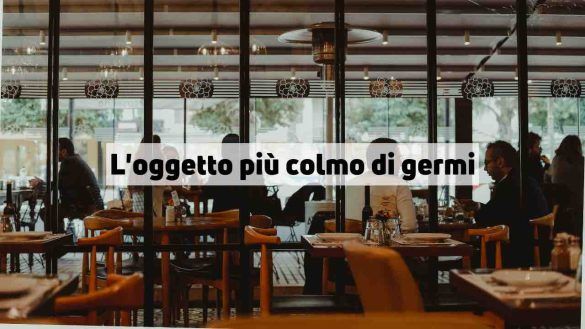 oggetto colmo di germi ristorante