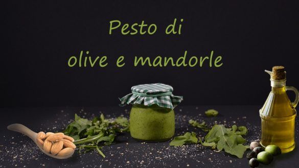 Pesto di olive e mandorle
