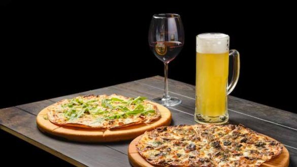 pizza vino e birra