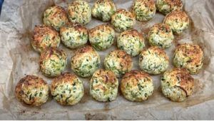 Polpette di zucchine cotte al forno