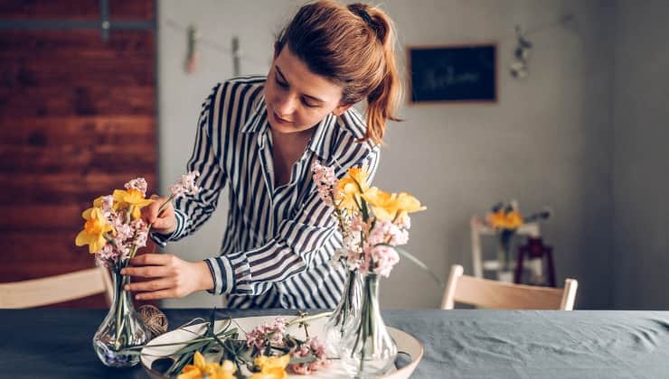 Preparare il tavolo per la cena