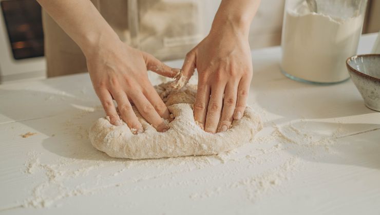 Preparazione pane esseno