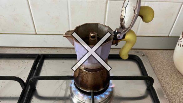 riscaldare caffè