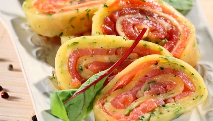 Rotolo con salmone