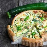 Torta di zucchine, porzione