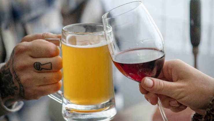 Birra o vino senza esagerare