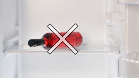vino in frigo