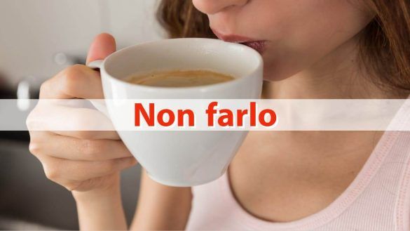 Bere il caffe