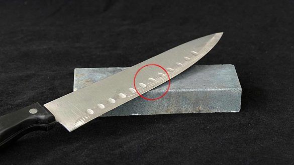 Fossette coltello da cucina