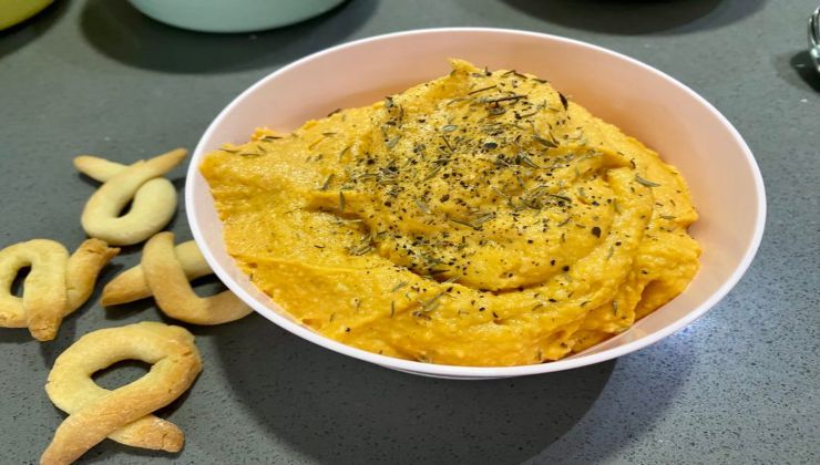 Hummus alle patate dolci 