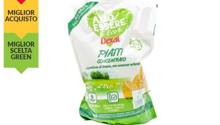 Ricarica detergente piatti limone dexal