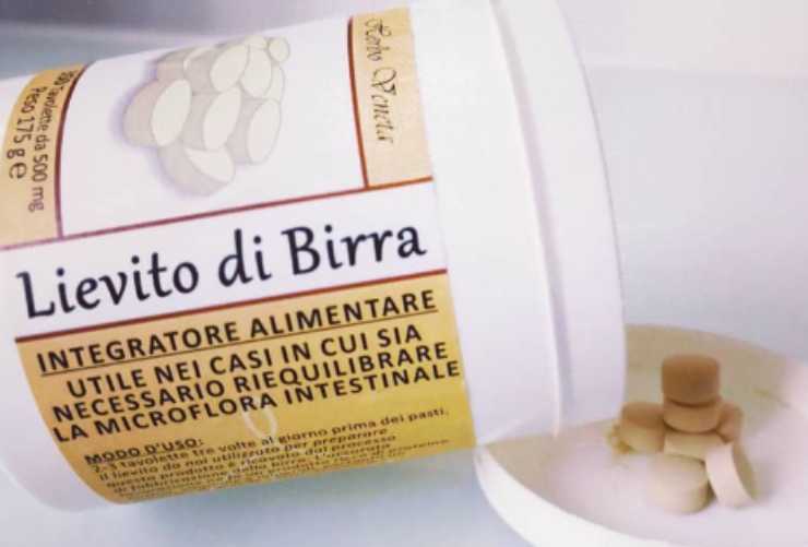 Lievito di birra in compresse