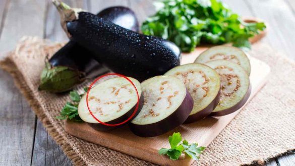 Melanzane con i semi