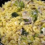 Pasta con broccoli e funghi