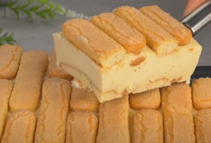 Torta fresca di biscotti